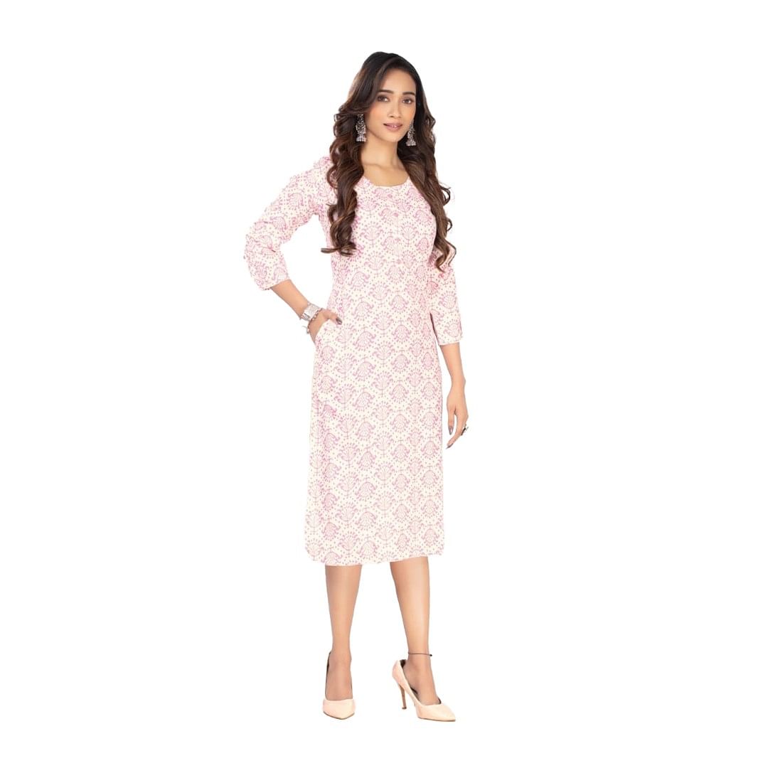 Authenzaa Women Kurti AFKT031 Multi 