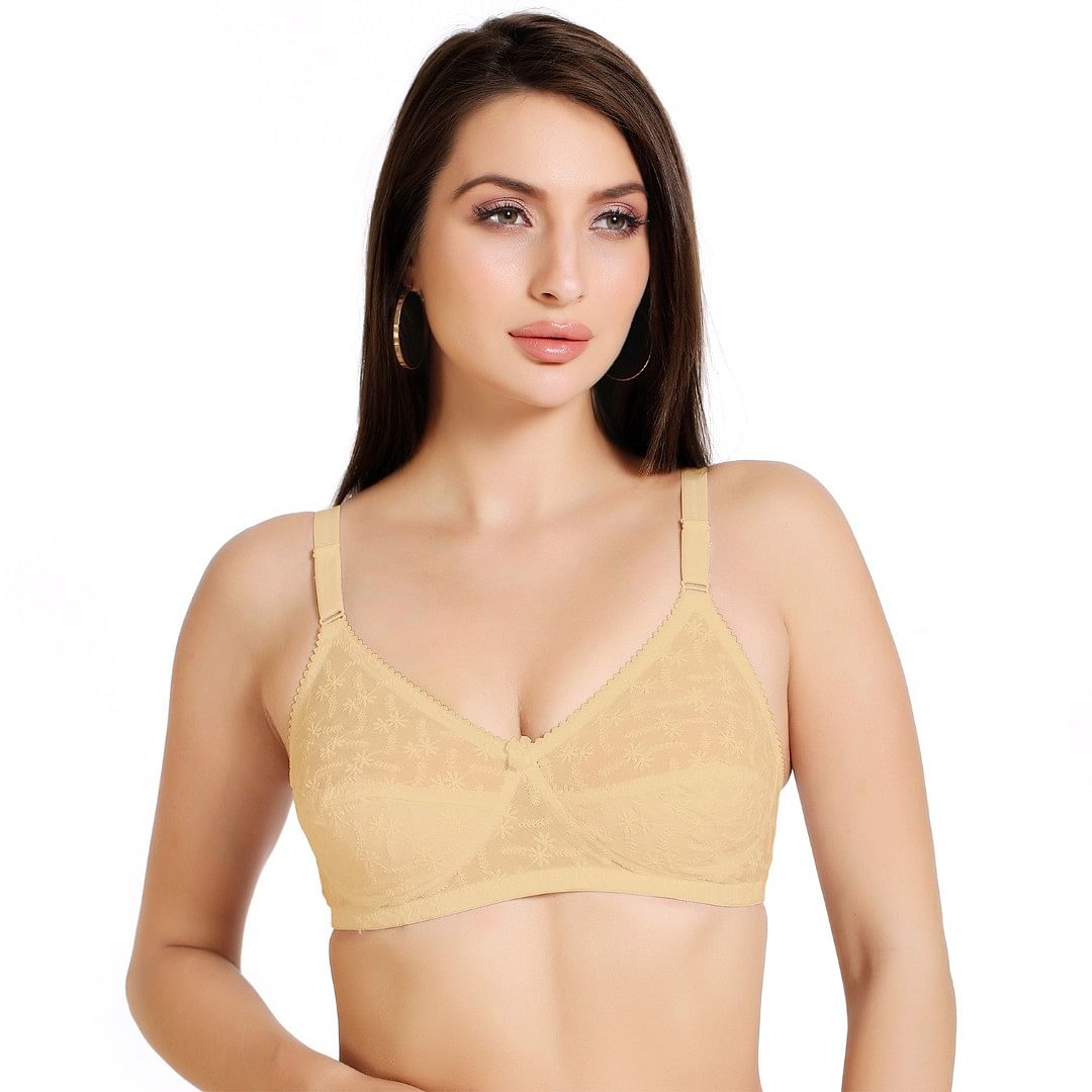 Wmn Bra KS062-Cotton Chik, Skin  D2