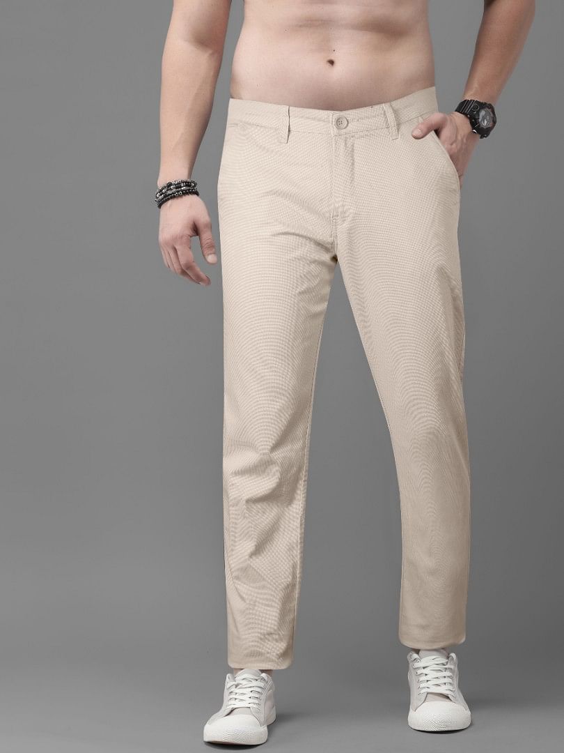 Authenzaa Men Casual Trouser CT4S016 Beige 