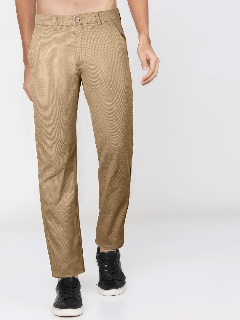 Authenzaa Men Casual Trouser CT4S017 Khakhi 