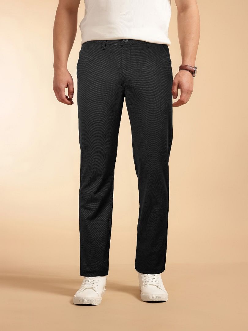 Authenzaa Men Casual Trouser CT4S022 Black 