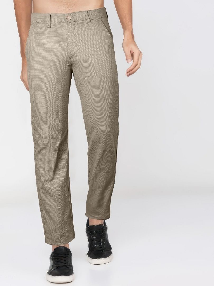 Authenzaa Men Casual Trouser CT4S018 Mid Grey 