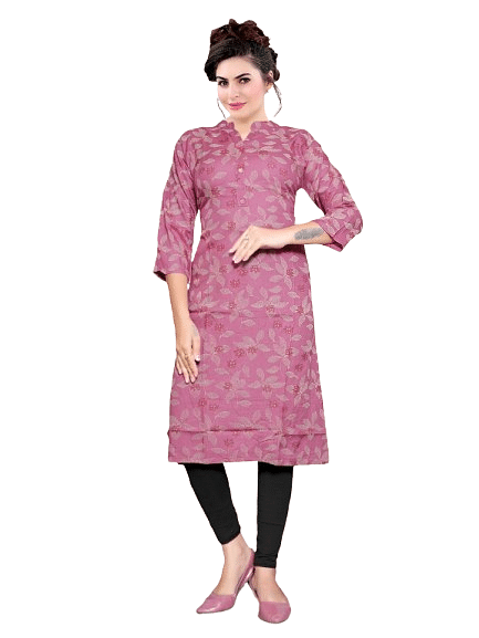 Authenzaa Women Kurti RFKT025 Wine