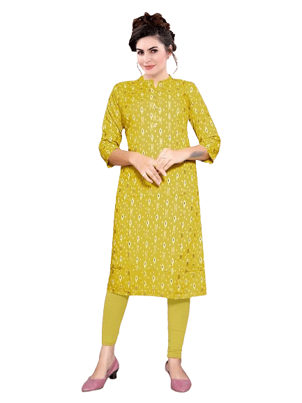 Authenzaa Women Kurti RFKT027 Mahendi