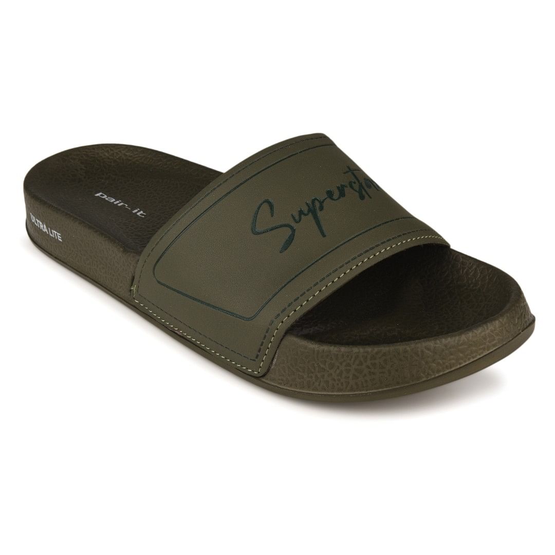 Pair-it Men Slider SK-008 Olive Green