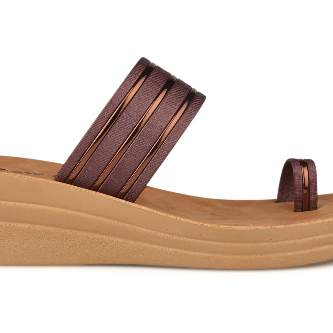 Pair-it Ladies Slipper-MS-028 Brown