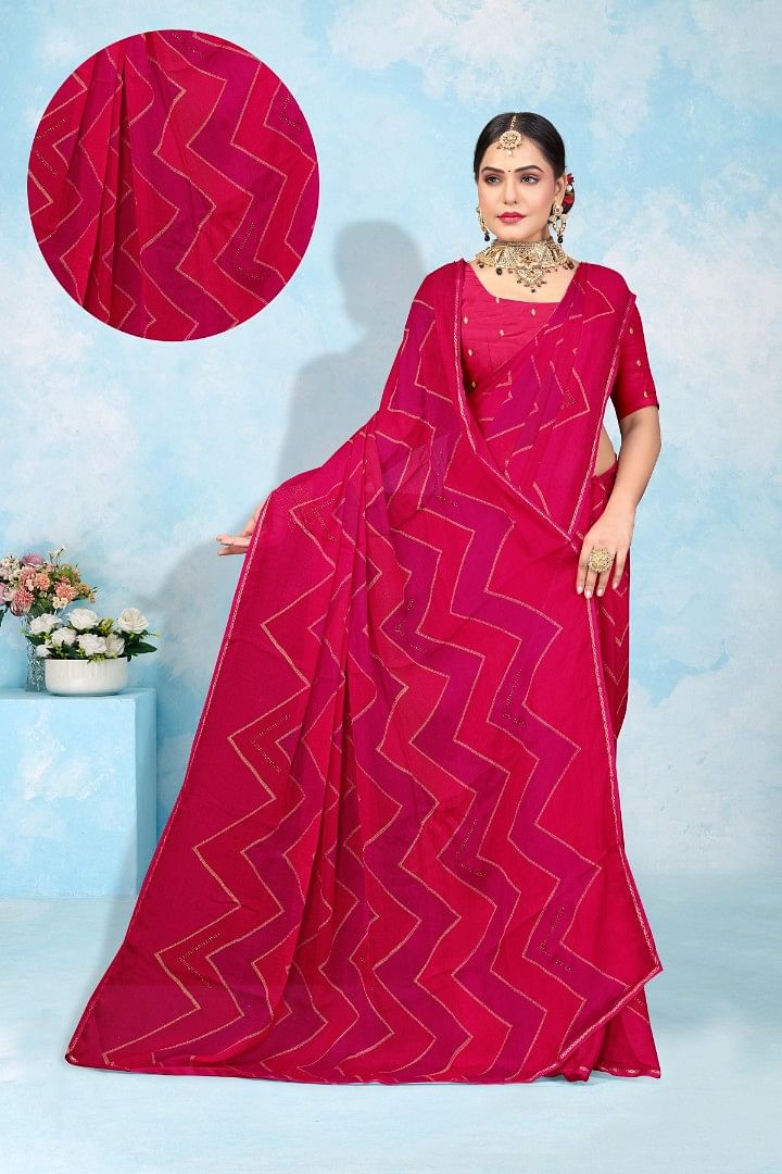 Authenzaa Women Saree ASWS162 Rani