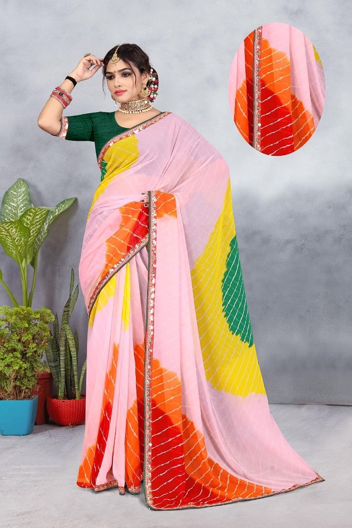 Authenzaa Women Saree ASWS159 Multi 1 