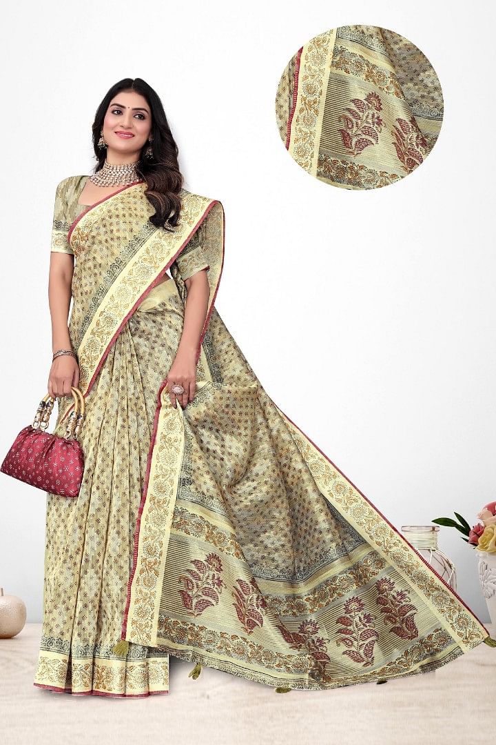Authenzaa Women Saree ASWS176 Multi 2 