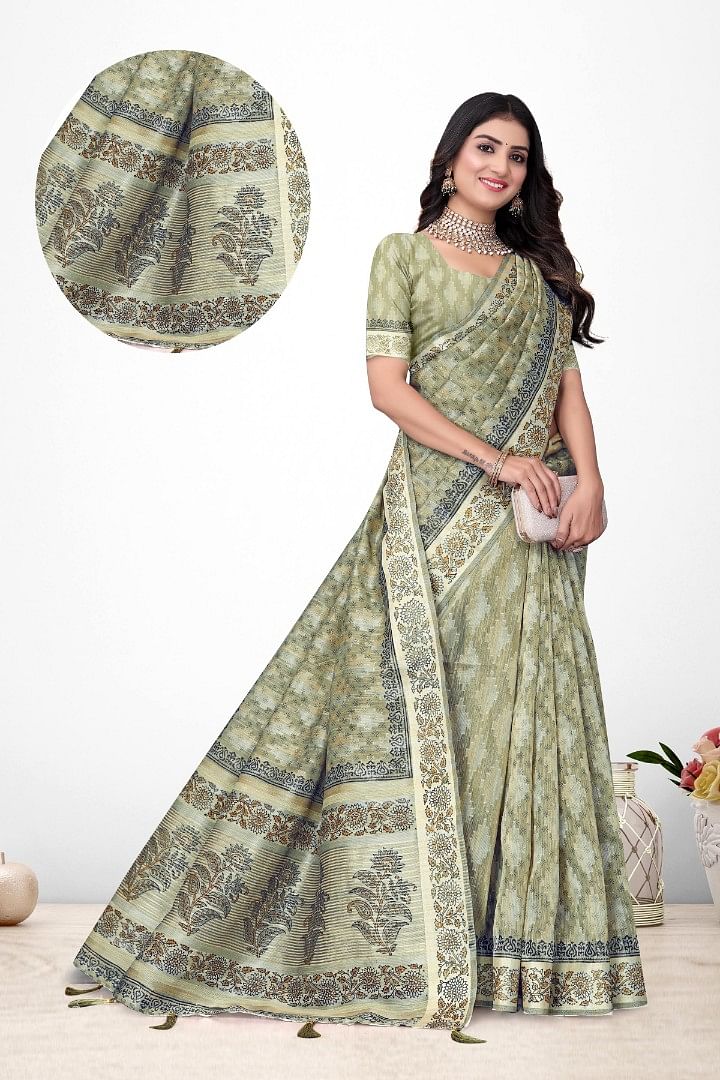 Authenzaa Women Saree ASWS176 Multi 3 