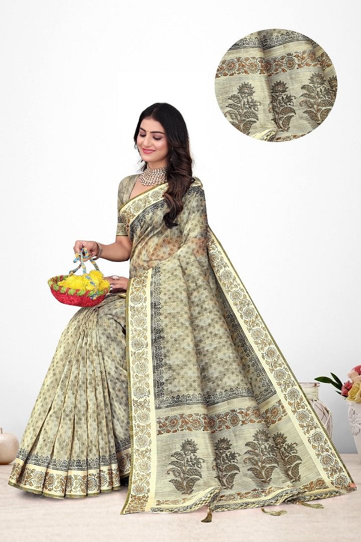 Authenzaa Women Saree ASWS176 Multi 4 