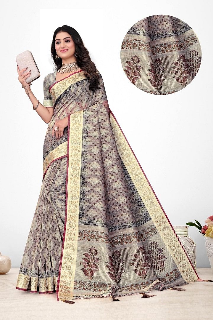 Authenzaa Women Saree ASWS176 Multi 5 