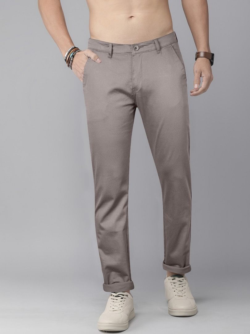 Authenzaa Men Casual Trouser CT4S042 Beige