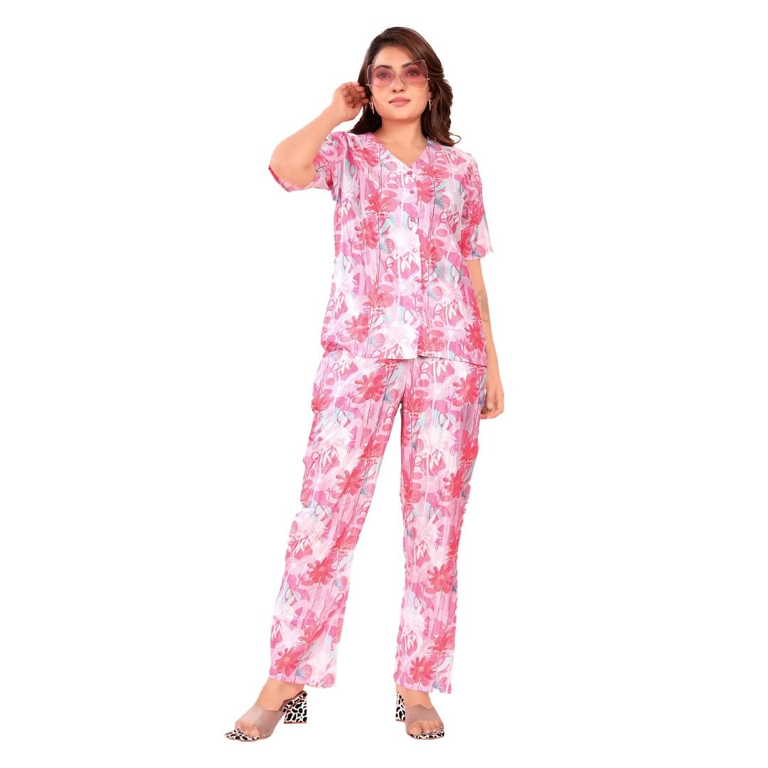 Authenzaa Women Co-Ord Set AC2N128 Multi