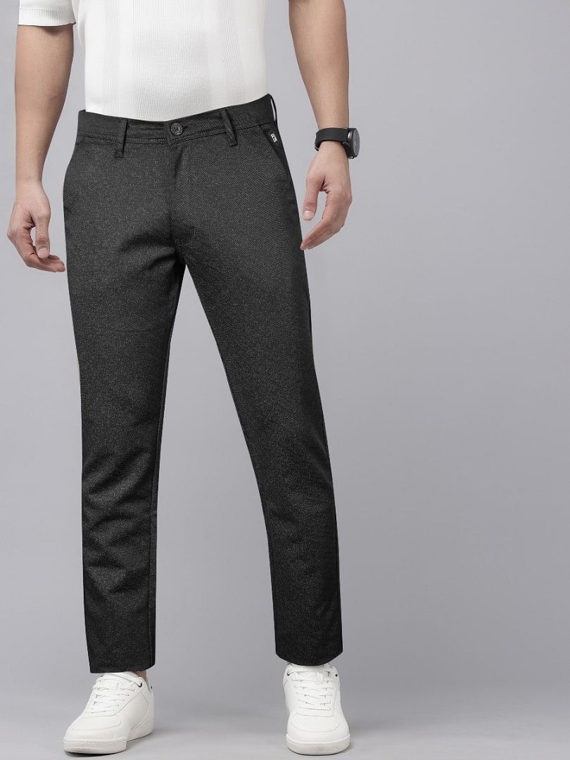 Authenzaa Men Casual Trouser CT4S035 BLACK