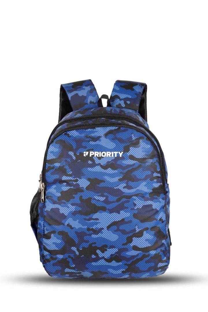 Authenzaa Priority School Bag HPSB021 Black Blue