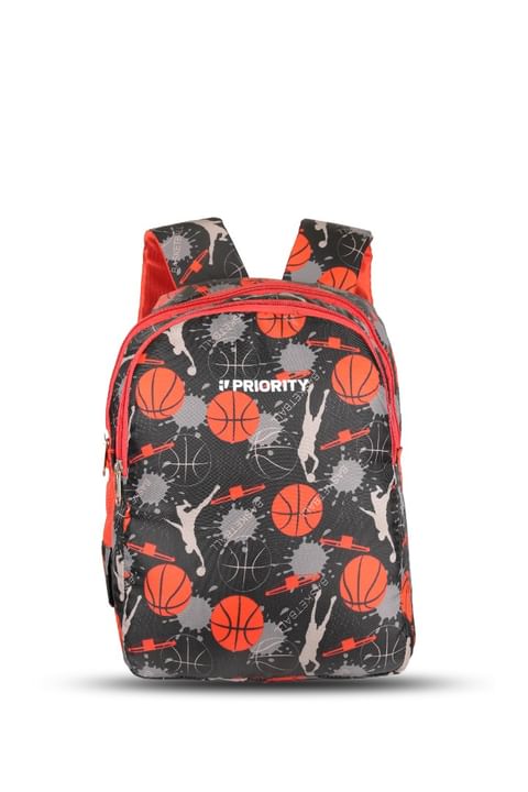 Authenzaa Priority School Bag HPSB021 Black Red