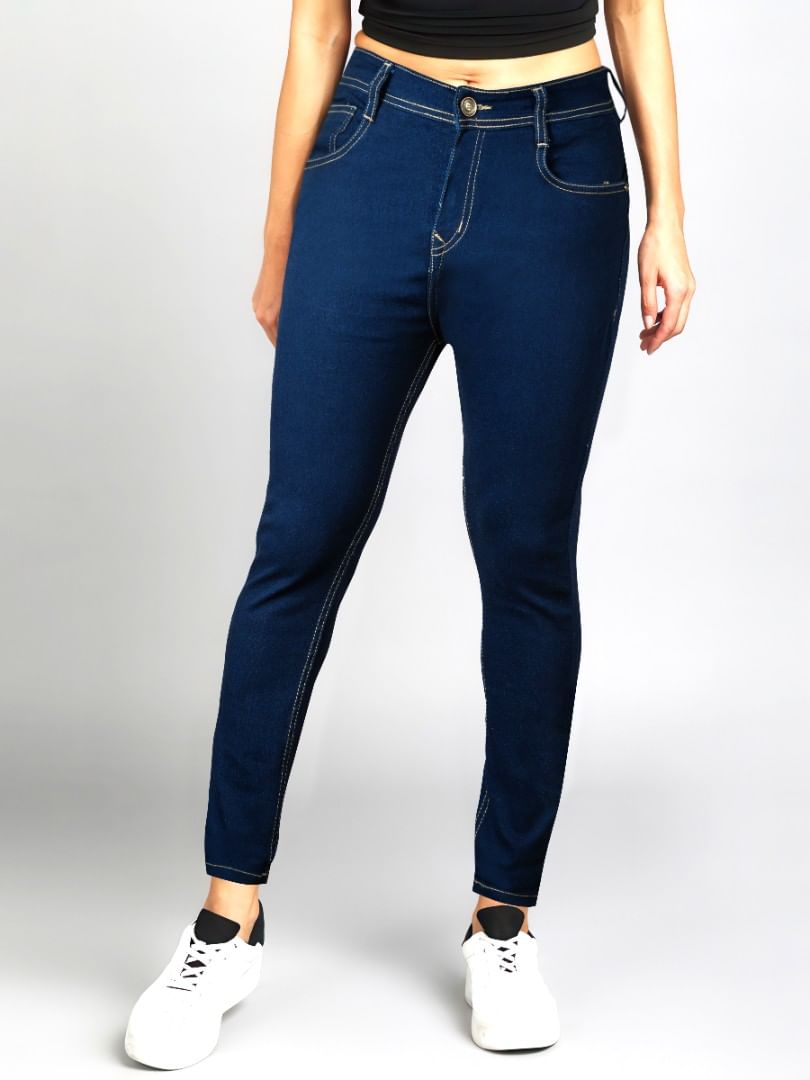 Authenzaa Women Jeans WDJRE009 Blue 