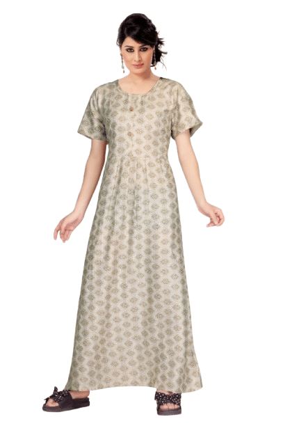 Authenzaa Women Nighty SMWN049 Beige