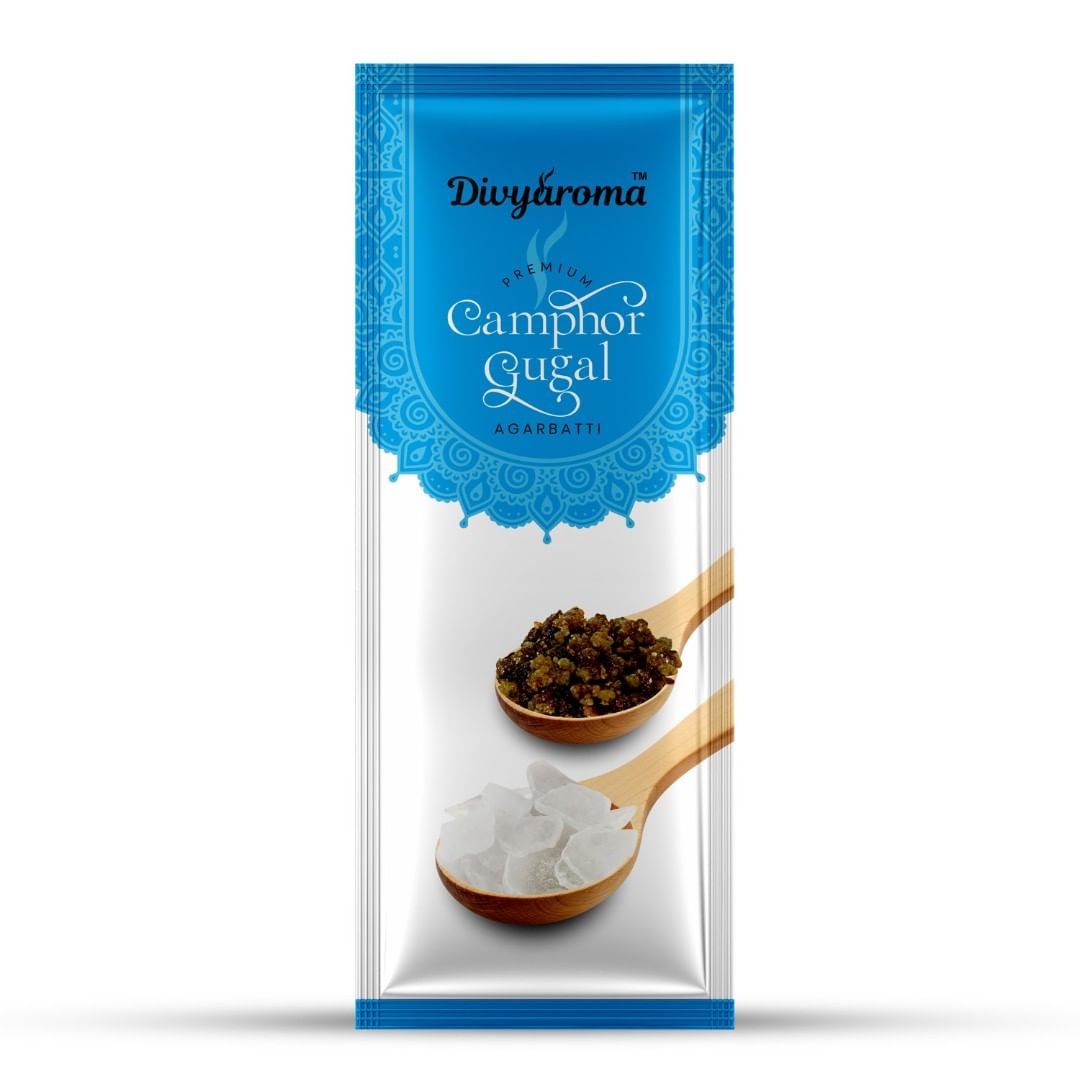 Divyroma Premium Camphor & Gugal Agarbatti
