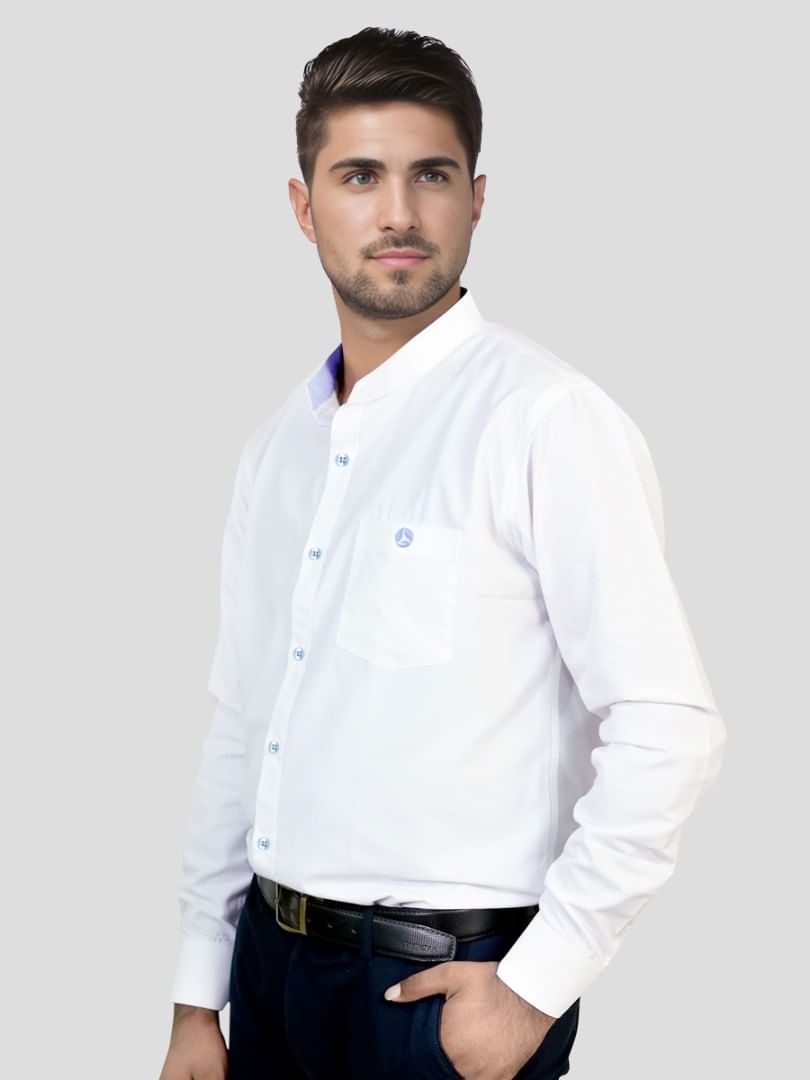 Rupantaran Yatra Semi-Formal Shirt UNI001 White