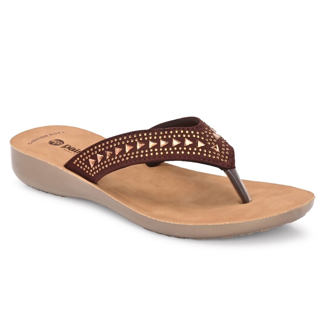 Pair-it Women Slipper MS045 Brown