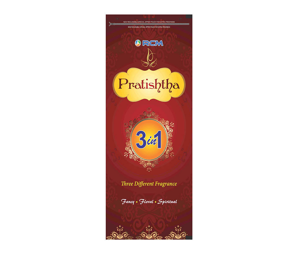 Pratishtha Family Pack Agarbatti(3 In 1)