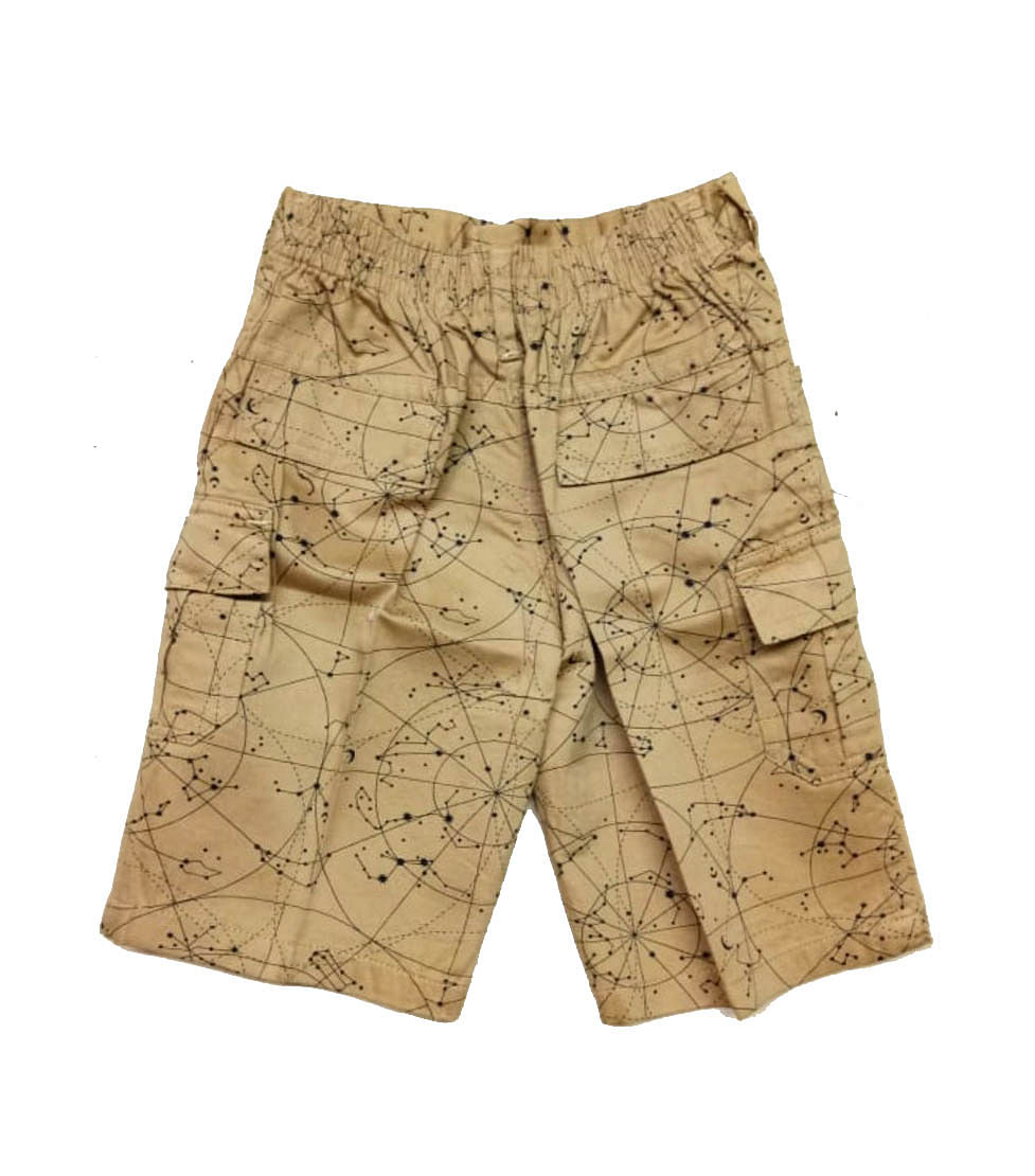 AARUSH DENIM 03-CAMEL-KIDS SHORTS AND 3/4TH