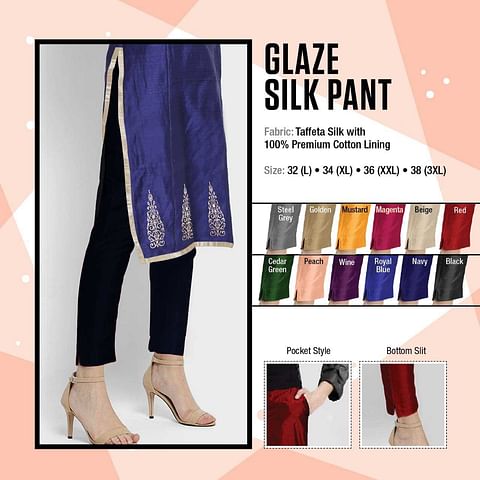WP MAR SILK 01 2020-BLACK WOMEN PALAZZO PANT