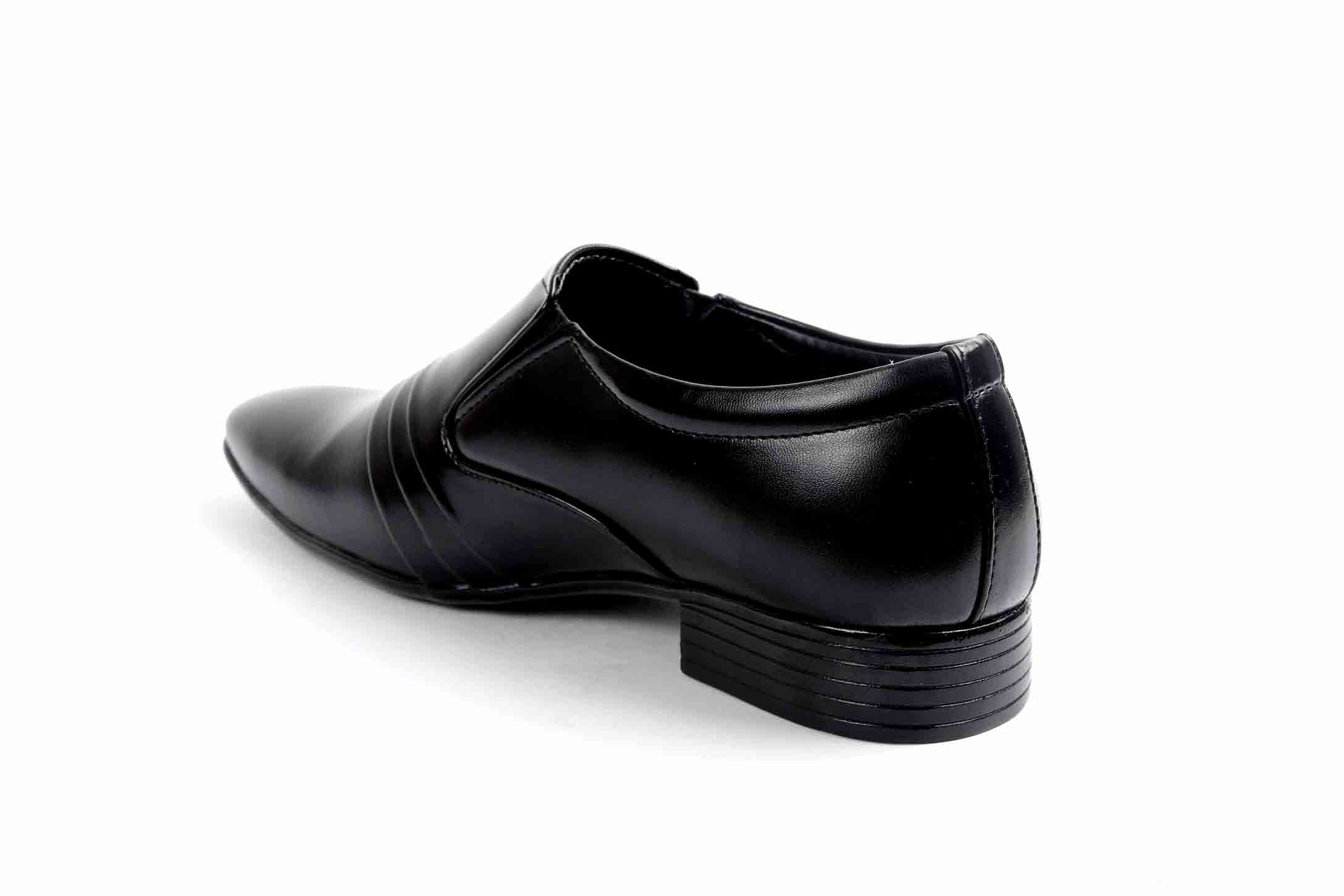 Pair-it Men moccasin Formal Shoes - Black- LZ-RYDER105