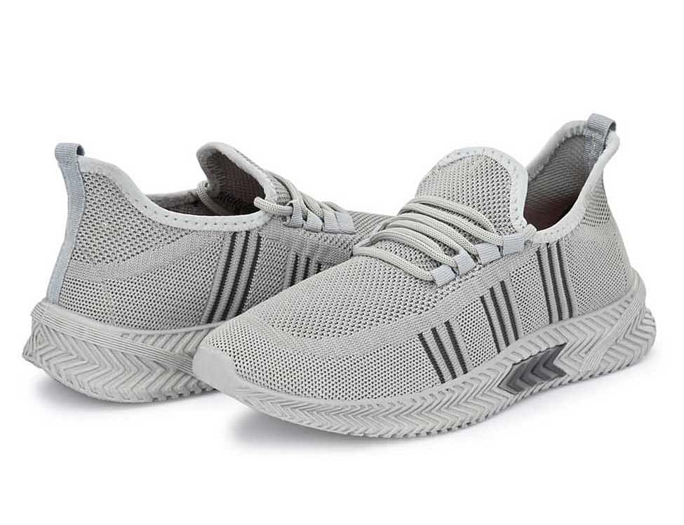 Pair-it Men's Sports Shoes - Grey-LZ-SPORTS004