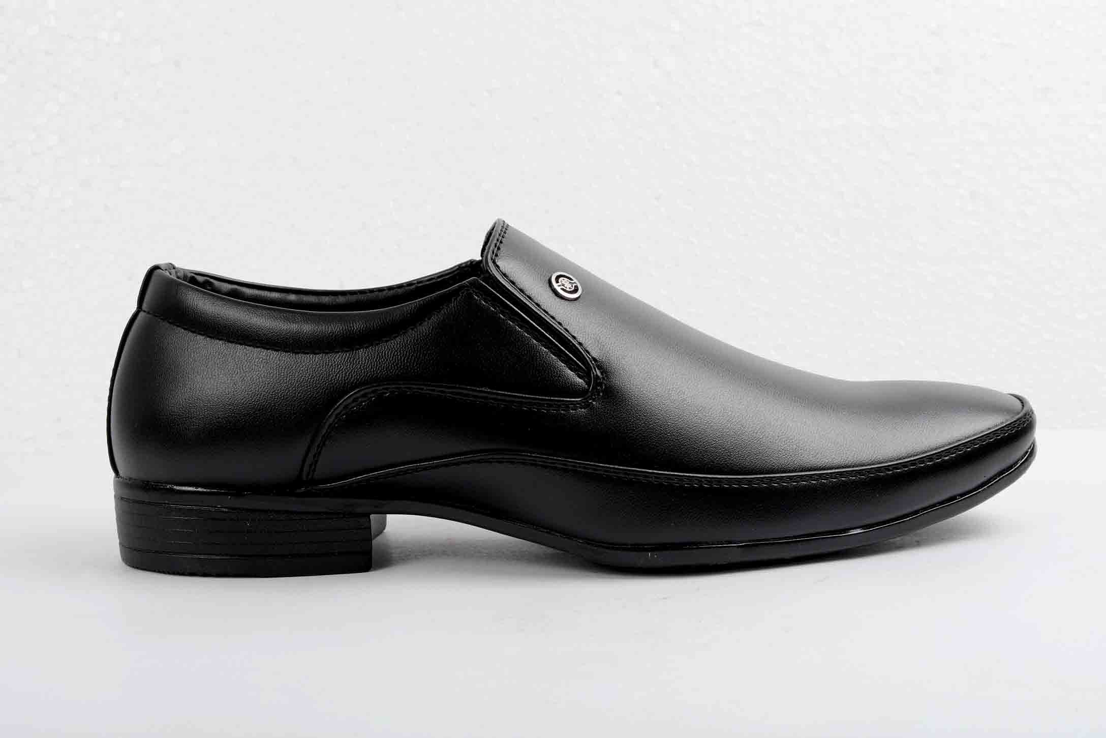 Pair-it Men moccasin Formal Shoes - Black-MN-RYDER208