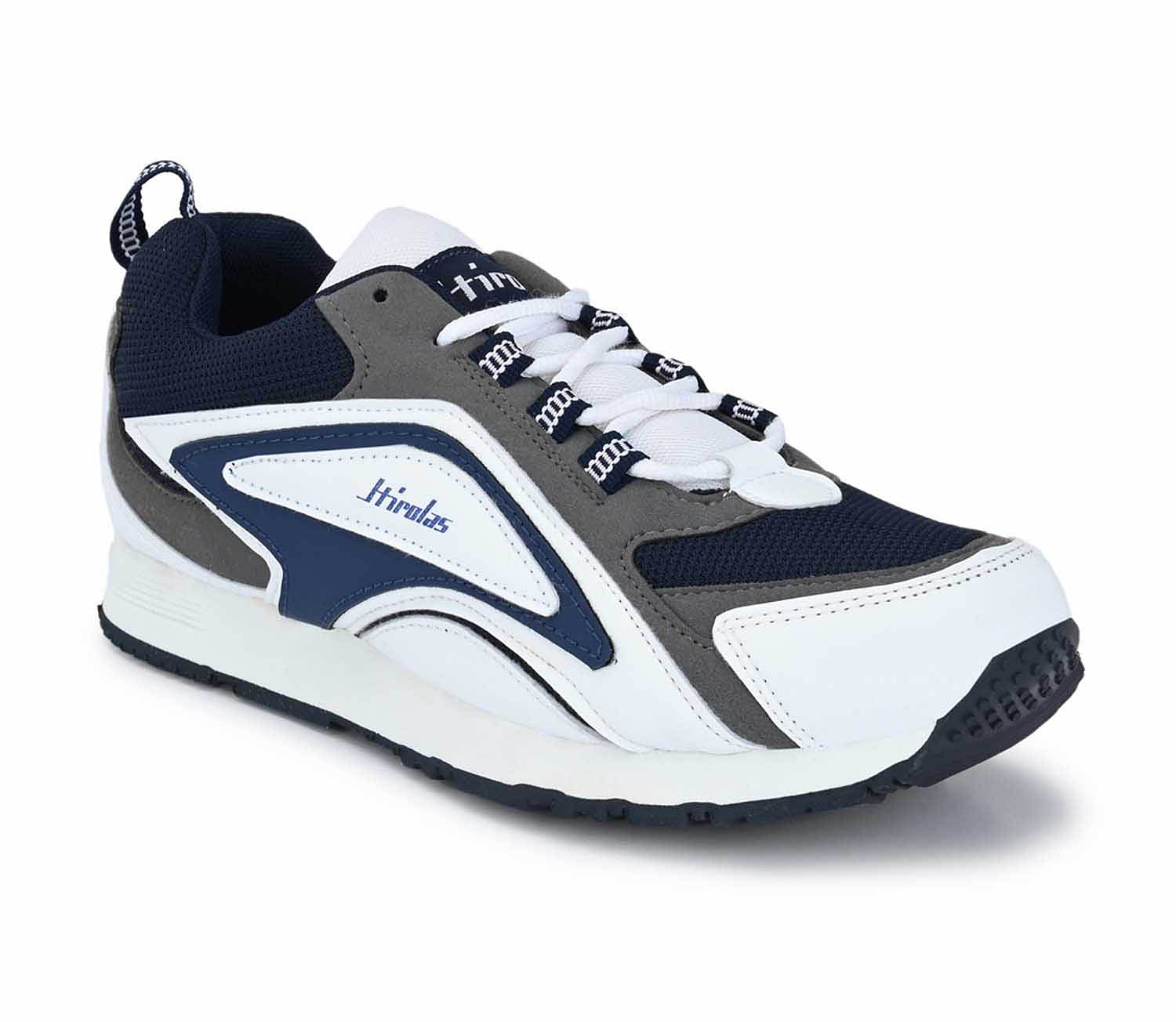 Pair-it Men's Sports Shoes - White-LZ-SPORTS017