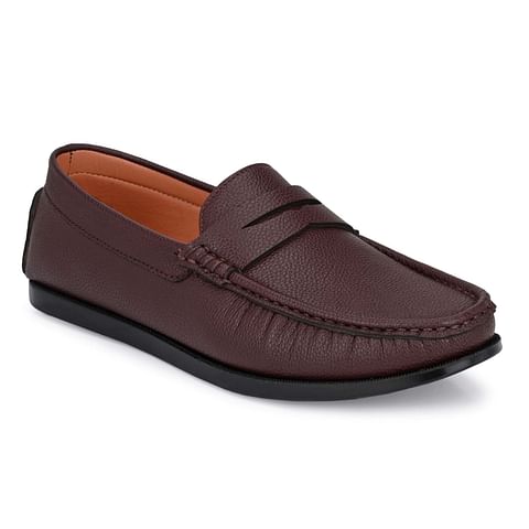 Pair-it Men Loafers Shoes LZ-Loafer110 Brown