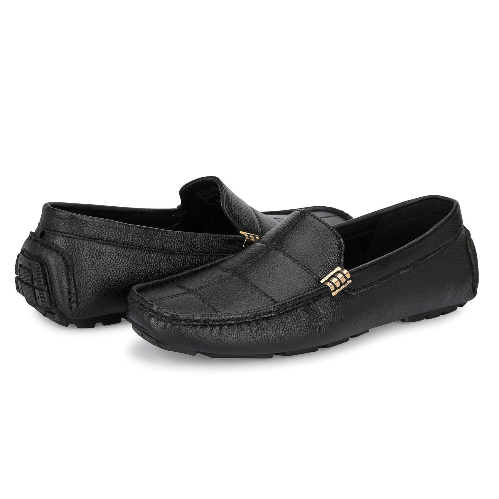 Pair-it Men's Loafers Shoes - Black-LZ-Loafer111
