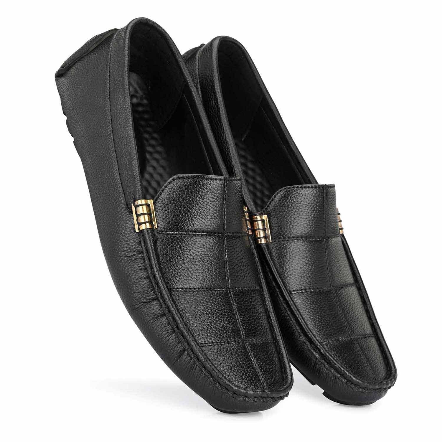 Pair-it Men's Loafers Shoes - Black-LZ-Loafer111