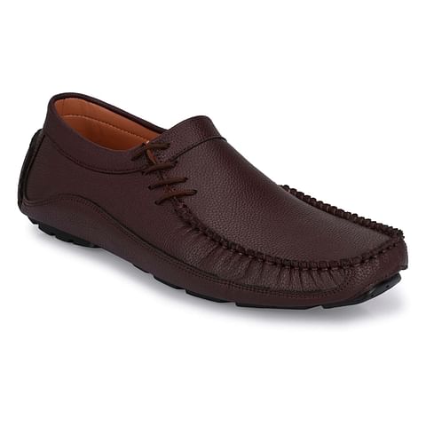 Pair-it Men Loafers Shoes LZ-Loafer114 Brown