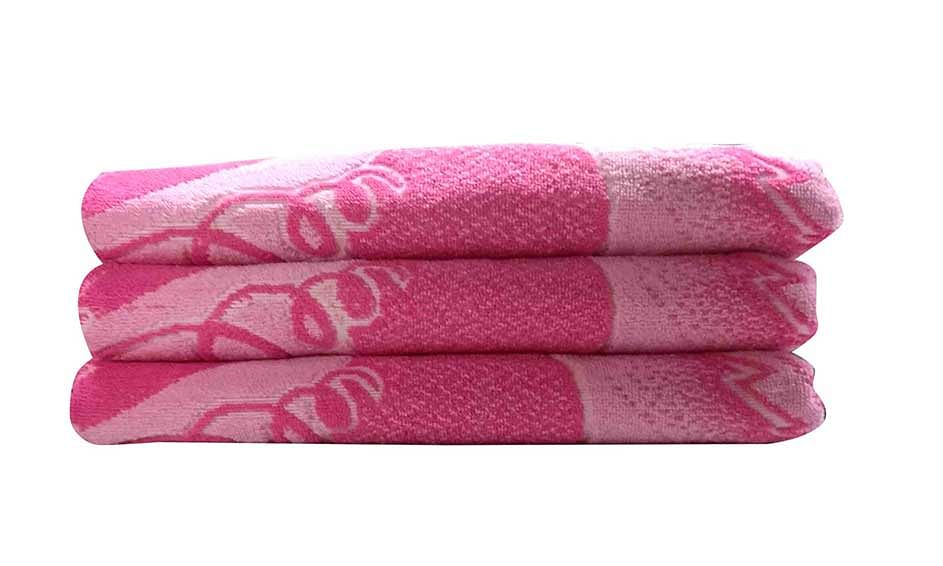 BLOSSOM 2-PINK -COTTON TERRY TOWEL