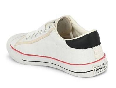 Pair-it Men's Vulcanised Canvas Shoes - White-BR-CANVAS001