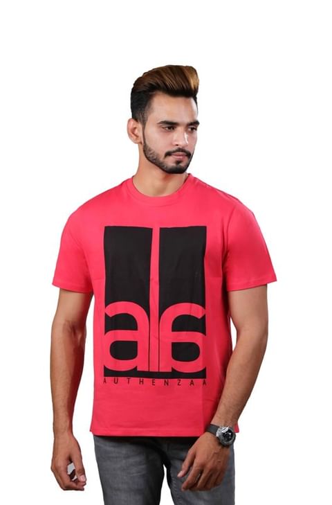AUTHENZAA CASUAL RN TSHIRT CS-CA0006, MAROON
