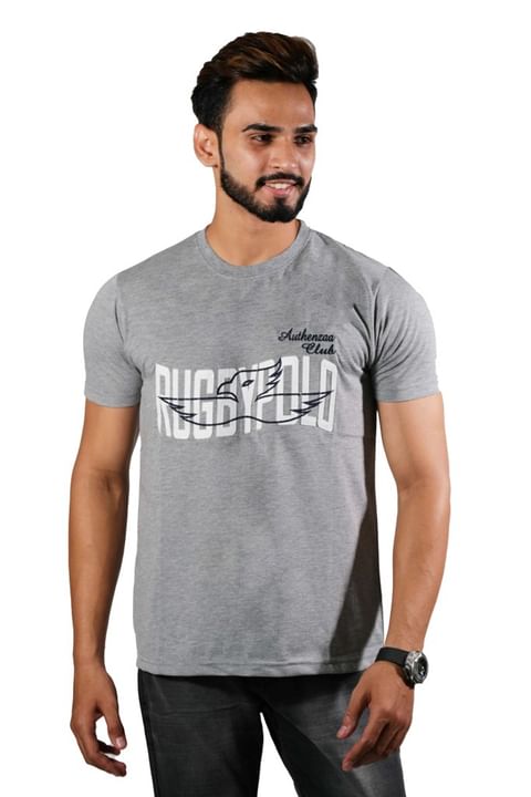 Authenzaa Casual Round Neck T-Shirt -CS-EC0019-Multi