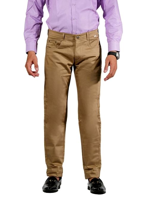 Authenzaa Cotton-Trouser-CS-FS-0005, Khakhi