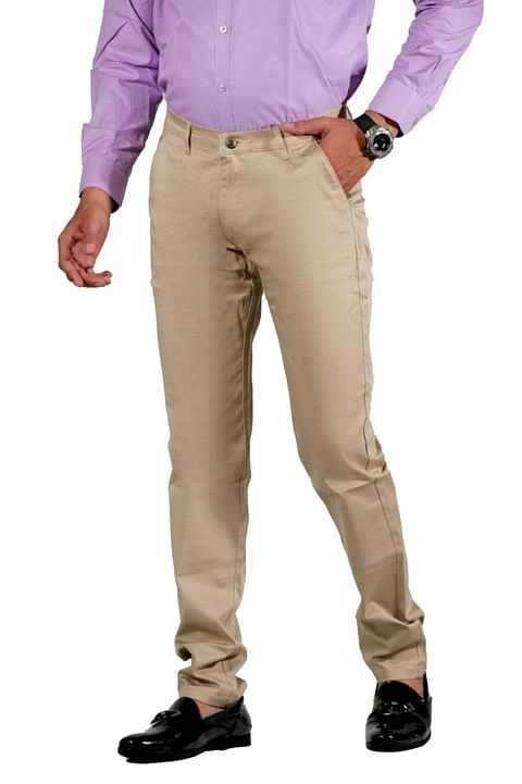 Authenzaa Grand-Trouser-CS-PR-GT3012, Beige