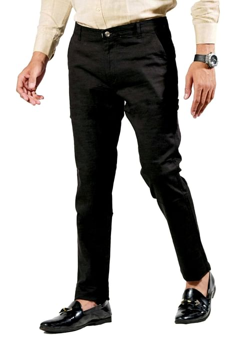 Authenzaa Grand-Trouser-CS-PR-GT3012, Black