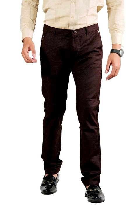 Authenzaa Stargaze Chinos Trouser CS-SC0005, Coffee