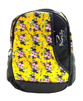 CODE 03-YELLOW BACKPACK WITH RAIN COVER