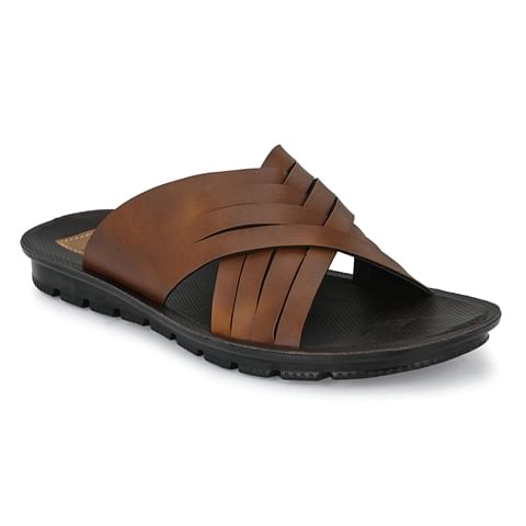 Pair-it Men PU Slippers DICTION065 TAN