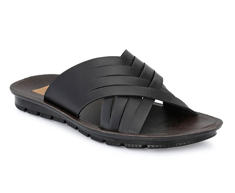 Pair-it Men PU Slippers DICTION066 Black