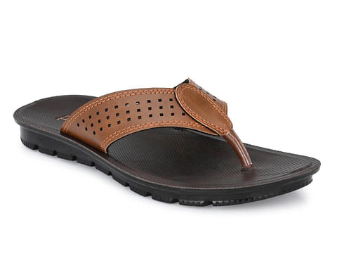 Pair-it Men PU Slippers DICTION074 Tan