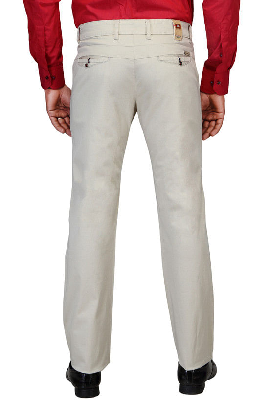 UTD 954 Cream Casual Trouser